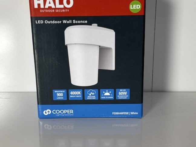 Halo LED Outdoor Wall Sconce